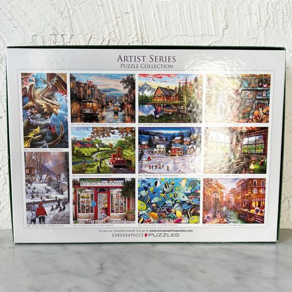 Eurographics The Red Barn by Dominic Davison 1000 Piece Puzzle - Complete - Picture 8 of 8